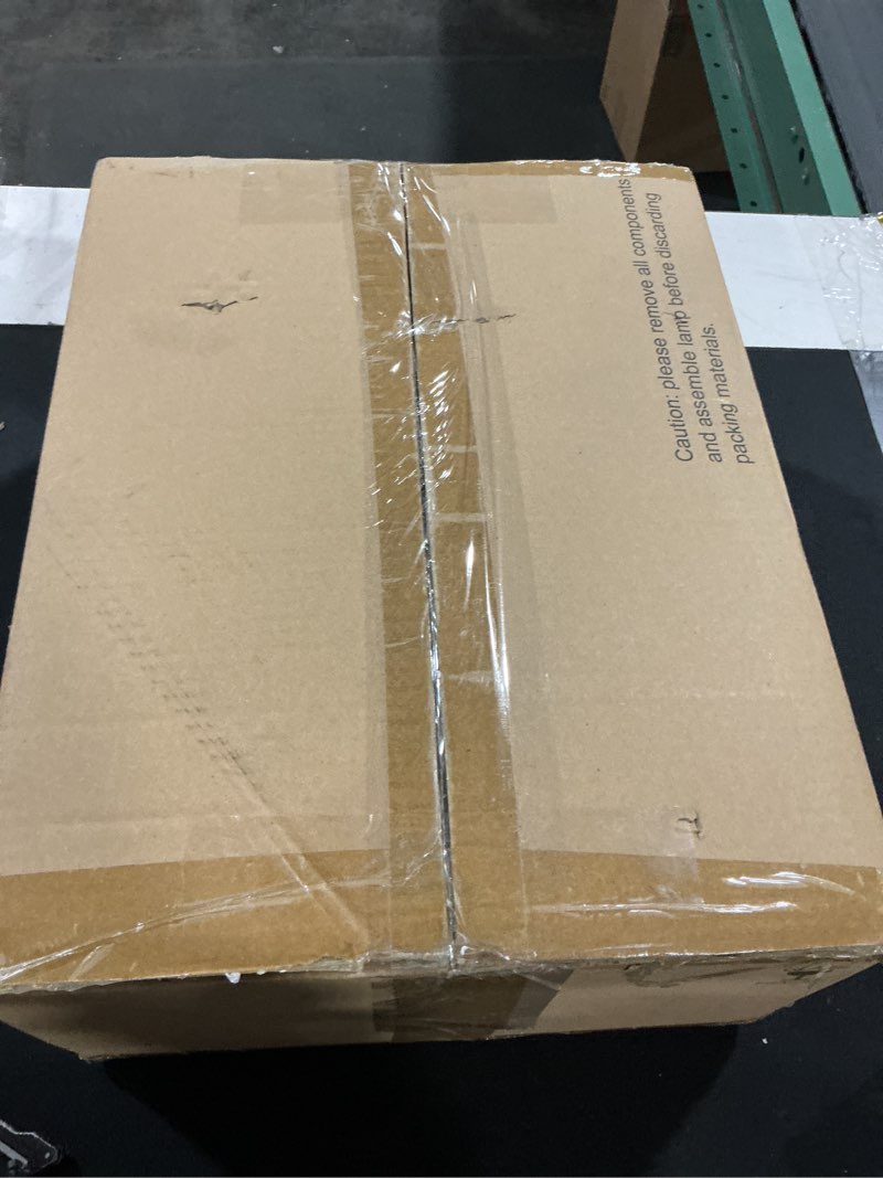 Condition photo showing Good Condition for Emak Modern Black Bathroom Lighting Fixtures Over Mirror, Farmhouse 3-Light Vanity Lights with Milk 