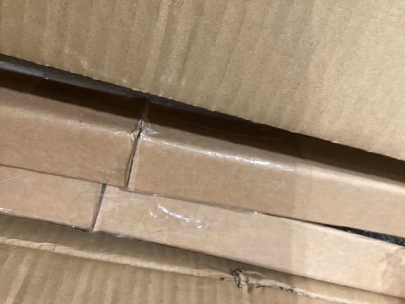 Condition photo showing Good Condition for yoshoot farmhouse barn door mirror, 32"x24" rustic bathroom mirror, wood frame wall mirror, wooden mirror for living room bedroom entryway wall décor, vertical hanging only