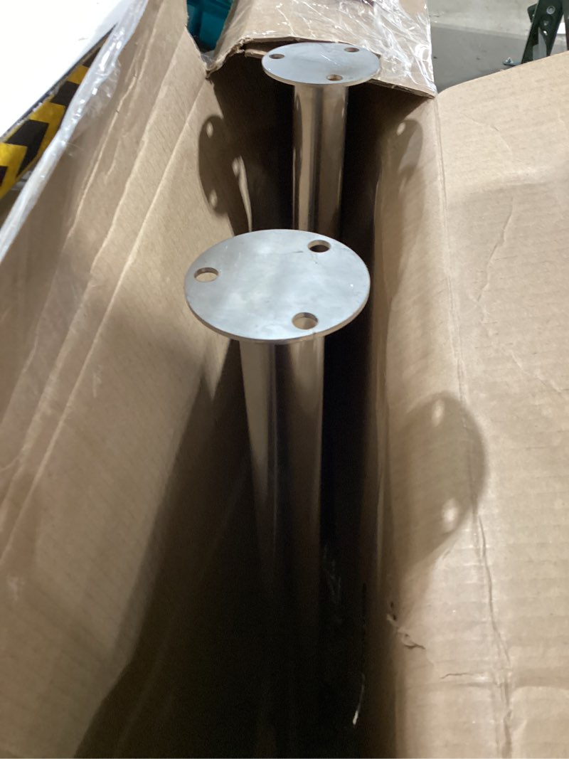 Condition photo showing As Is for Stainless Steel Pool Handrail - 304 Stainless Steel Pool Rail | Expansion Screws Included | 330lbs Load Capacity | 31.5x31.5inch | 800x800MM | for In-ground Pools | No pre embedding Required 31.5"(L)x31.5"(H)