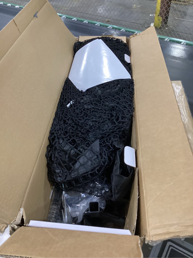 Condition photo showing As Is for GoSports Range Cage 10 x 8 ft Golf Practice Hitting Net - Choose Between Printed Graphics Impact Screen, Blank Simulator Screen, or Classic Net