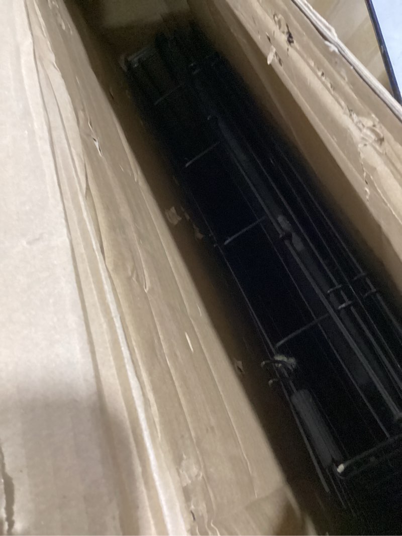 Condition photo showing Good Condition for midwest homes for pets 30-inch icrate for medium breeds, 21-40 lbs, single door folding dog crate with divider panel, leak-proof tray & secure latch, portable, durable & easy to assemble 30.7"l x 19.3"w x 21.5"h single door