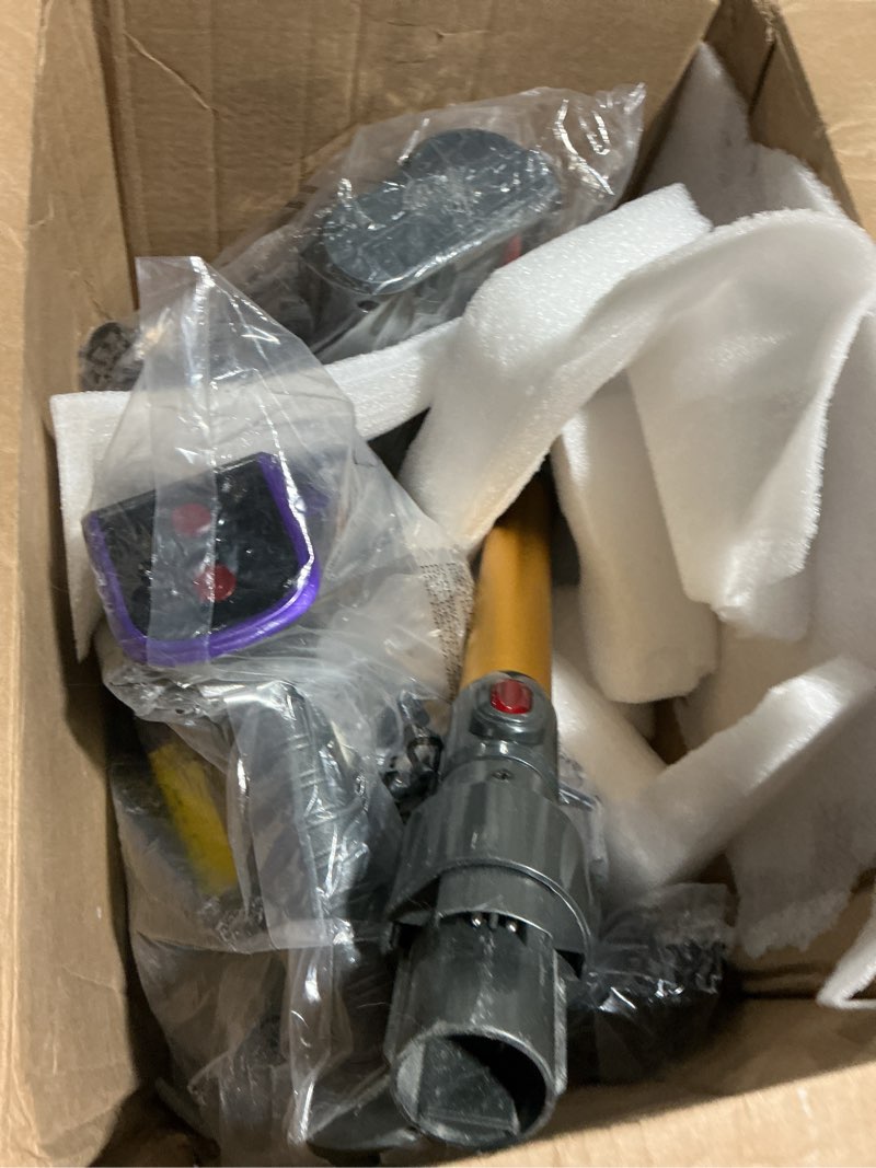 Condition photo showing As Is for Dyson (214730-01) V8 Absolute Cordless Stick Vacuum Cleaner, Yellow