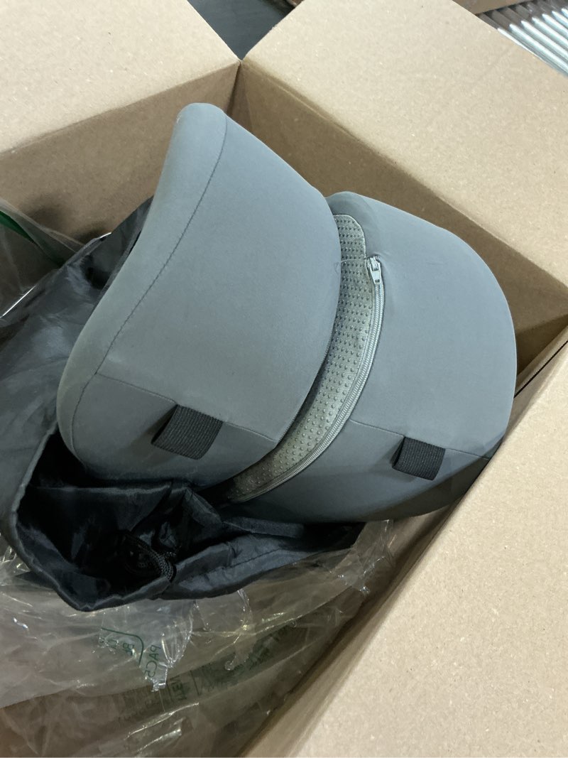 Condition photo showing Good Condition for balapet breathable seat cushion for office chair, thick memory foam pilonidal cyst cushion with adjustable staps, relieving pressure tailbone sciatica back pain for long sitting office game, car