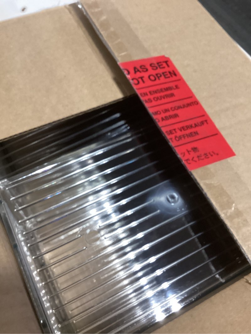 Condition photo showing Good Condition for iDesign Plastic Stackable Pantry Bin - Organizer Bin with Handles for Cabinets or Fridge - Set of 4 - Clear