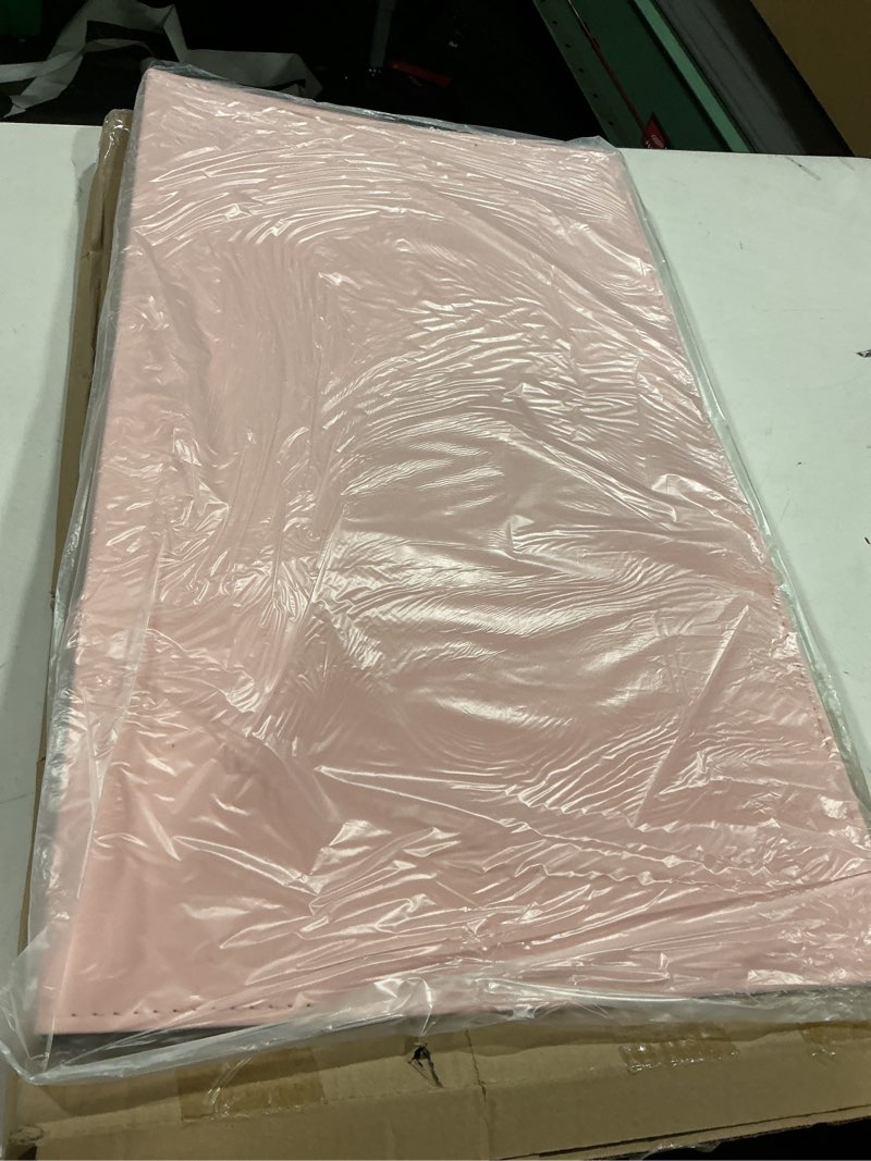 Condition photo showing Good Condition for akozlin 27.55”x 15.8" soft pu leather surface office desk mouse mat anti-push pad with full grip fixation lip table blotter edge-locked protector pink