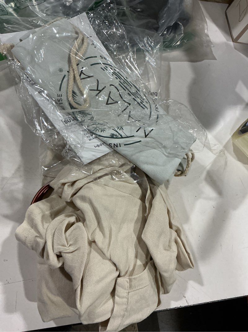 Condition photo showing Good Condition for nalakai luxury ring sling baby carrier, soft linen blend baby sling, baby wrap, wear your little one close to your heart, comfort, style earth mama cream