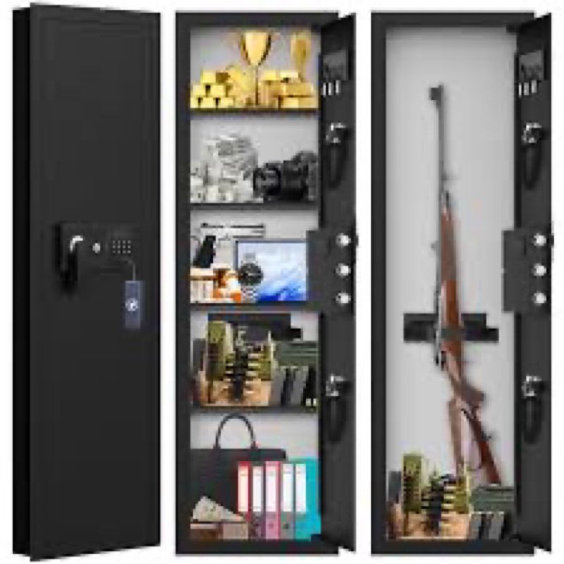 51.18" Tall Wall Safes Between the Studs 16" Centers, Heavy Duty Combination Lock in Wall Safe with 
