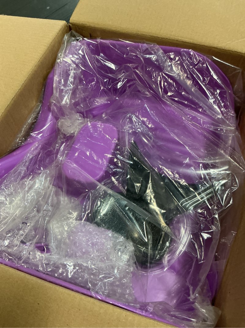 Condition photo showing Good Condition for portable shampoo basin for kids, baby, children,tear free hair washing basin tray at home (purple)