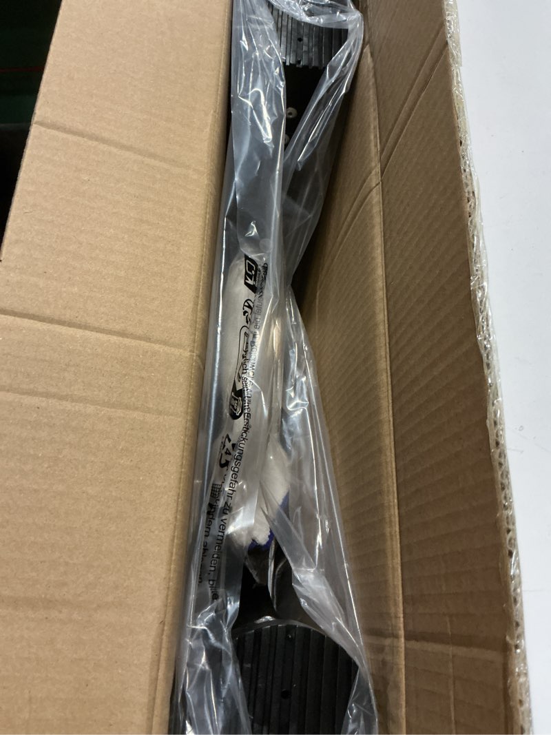 Condition photo showing Good Condition for Telescoping Ladder, SocTone 12.5 FT Aluminum Lightweight Extension Ladder with 2 Triangle Stabilizers, Heavy Duty 330lbs Max Capacity, Multi-Purpose Collapsible Ladder for RV or Outdoor Work 12.5FT