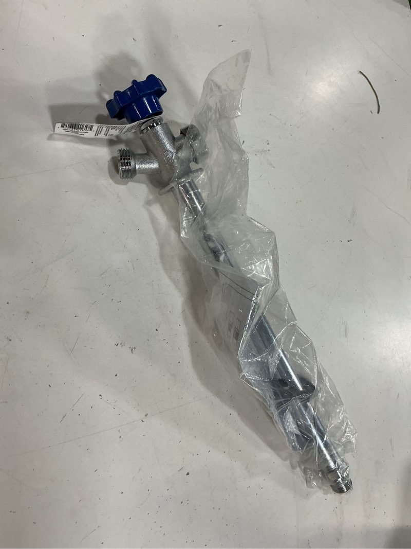 Condition photo showing As Is for reliabilt 12-in l x 1/2-in mip brass anti-siphon frost resistant multi turn sillcock