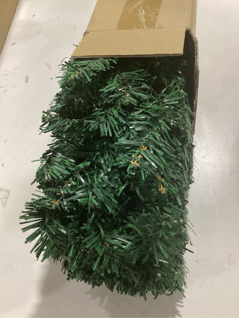 Condition photo showing Good Condition for 4ft Green Christmas Tree - Premium Hinged Artificial Small Christmas Tree, Canadian Fir Full Bodied 4 Feet Tree with 320 Tips, Lightweight and Easy to Assemble Holiday Décor Tree with Metal Stand
