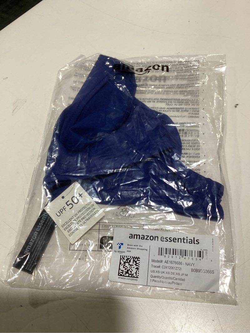 Condition photo showing Good Condition for Amazon Essentials Women's Side Tab Bikini Swimsuit Bottom X-Small Deep Blue