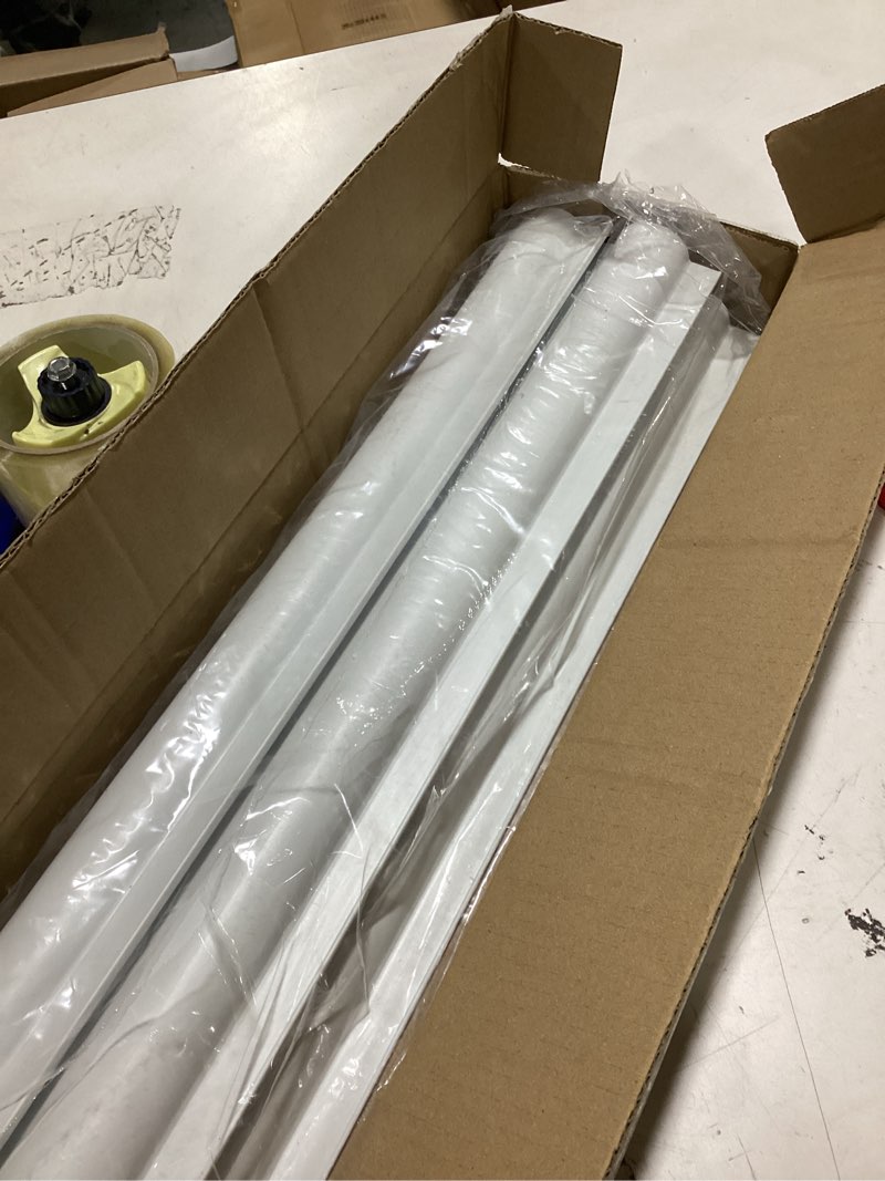 Condition photo showing As Is for 5 pack commercial grade double molded dock edging white side gard, 10 feet dock guard with heavy wall sections for greater protection – commercial grade double molded material (white) straight angle - 23.5 inches