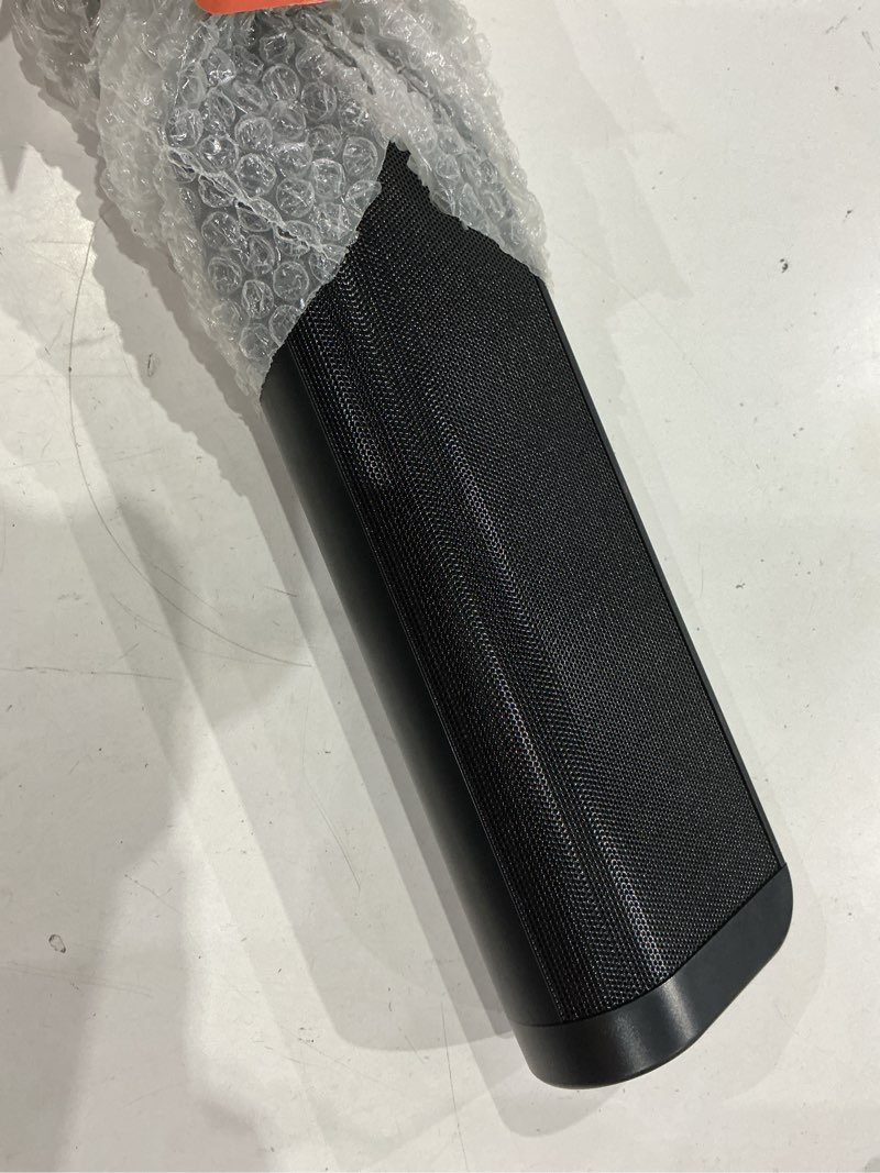 Condition photo showing Good Condition for computer speakers for pc desktop, 5 dynamic rgb led light modes, usb wired input, easy-control knob, stereo gaming soundbar for laptop monitor black