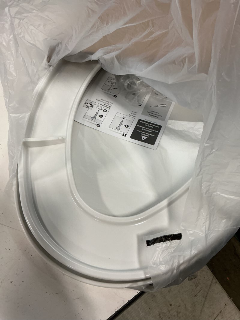 Condition photo showing Good Condition for bemis 7300slec slow close toilet seat, easy clean hinges and durable plastic seat, made in usa, elongated, white