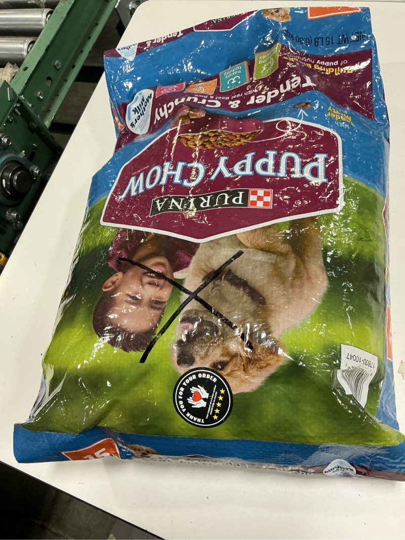 Condition photo showing Good Condition for (best by april 2027) purina puppy chow puppy beef dry dog food 16.5 lb