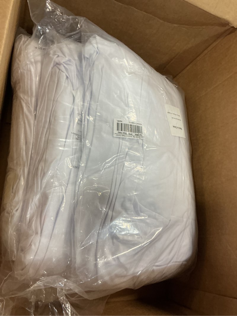 Condition photo showing Good Condition for White Stretch Chair Covers Dining Chair, Follding Chair, Flat-Front Chair Universal for Party Birthday Wedding Decor Home-use Seat Covers (10PCS) White 10PCS