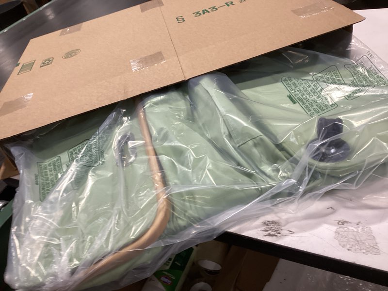 Condition photo showing Good Condition for Laundry Basket with Wheels, Dirty Clothes Hamper on Wheels, Rolling Tall Laundry Hamper with lid for Laundry Room, Dorm and Bathroom, 75L Sage Green