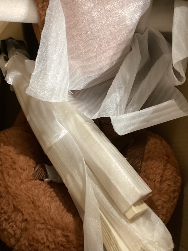 Condition photo showing Good Condition for labebe - Baby Rocking Horse, Brownish Red Fox Rocking Horse with Seat Belt, Plush Animal Rocker for Kids, Stuffed Rocker Toy for Children 6M-3 Years Old Girl&Boy