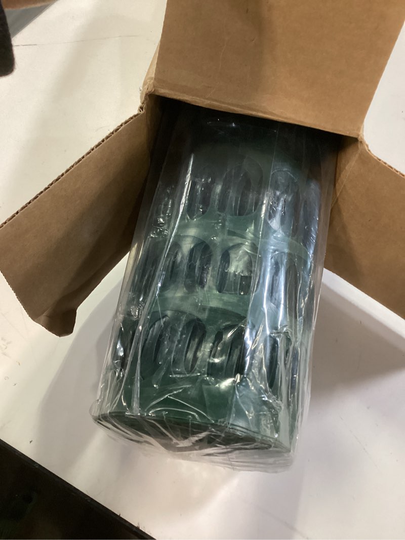 Condition photo showing New/Like New for potatolife plastic mesh fence safety fence, 4'x100' roll with 100 zip ties, resuable temporary netting for garden fencing, construction, snow fencing, animal barrier, poultry, deer, patio, green 8.73 lb/roll green