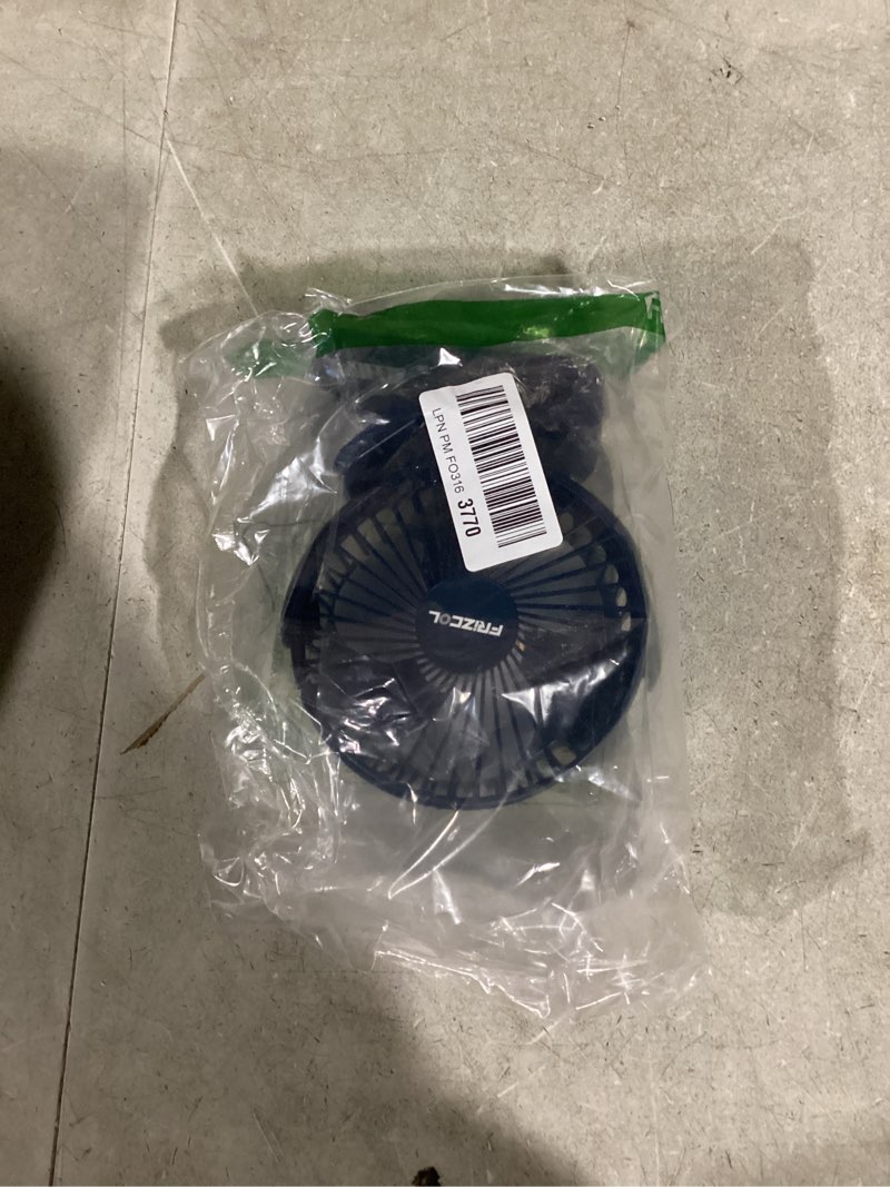 Condition photo showing Good Condition for clip on fan 65 hours portable desk fan rechargeable with led lights & hooks 12000 capacity battery operated fan with clips small desk fan mini fans for tents travel outdoor camping golf cart stroller