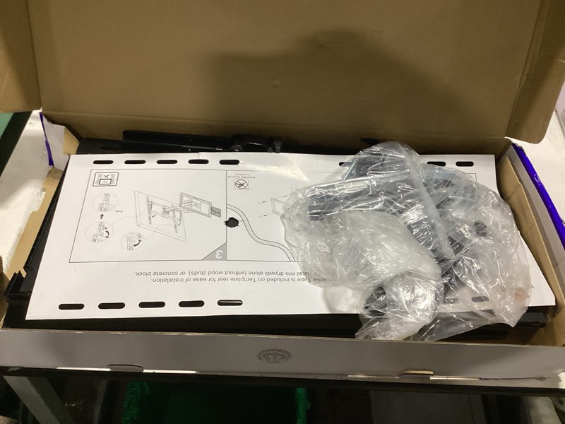 Condition photo showing Good Condition for member's mark full motion extended tv wall mount with articulating dual swivel arms for 32"-100" tvs