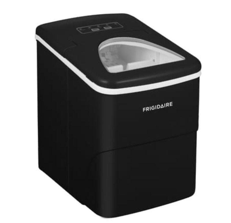 frigidaire 26lb. portable countertop ice maker  black  efic108
