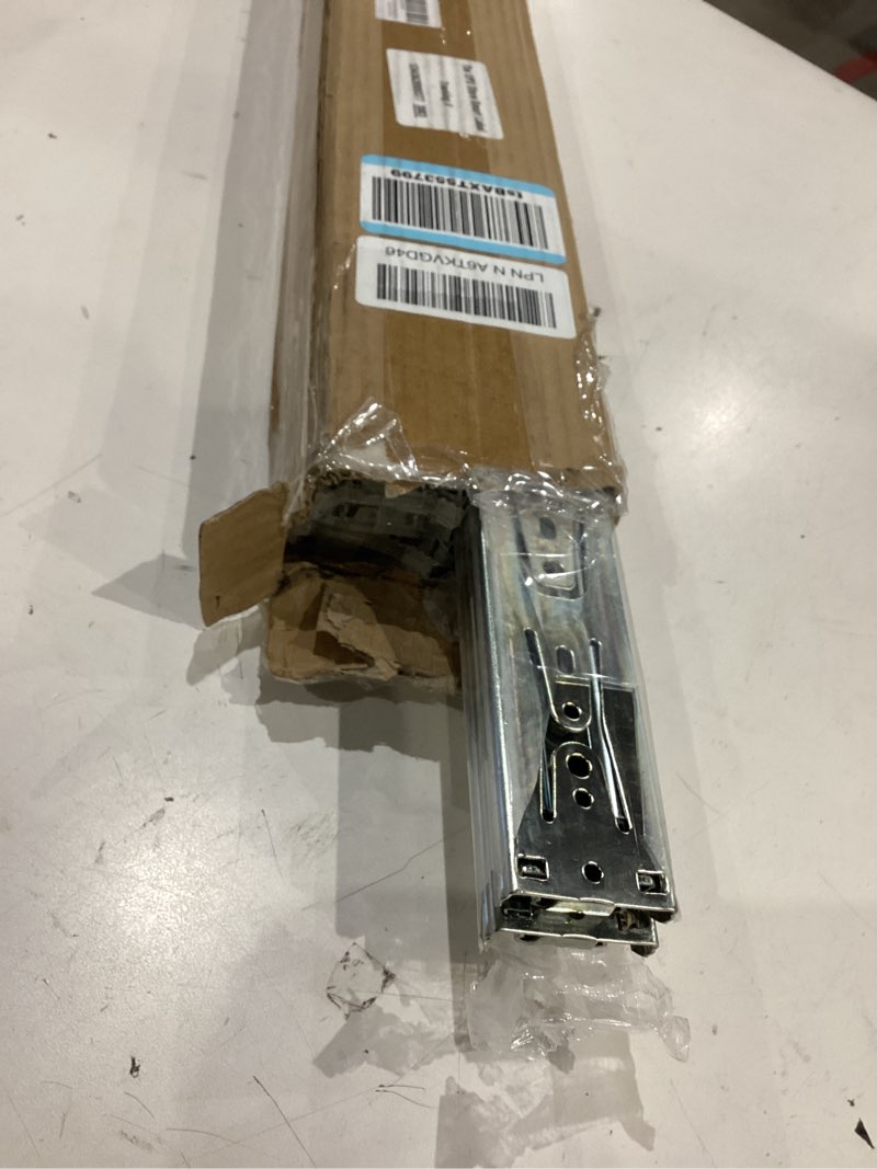Condition photo showing Good Condition for 24 inch soft close drawer slides,4 pairs heavy duty 100 lb capacity full extension ball bearing side mount drawer glides 4 24 inch