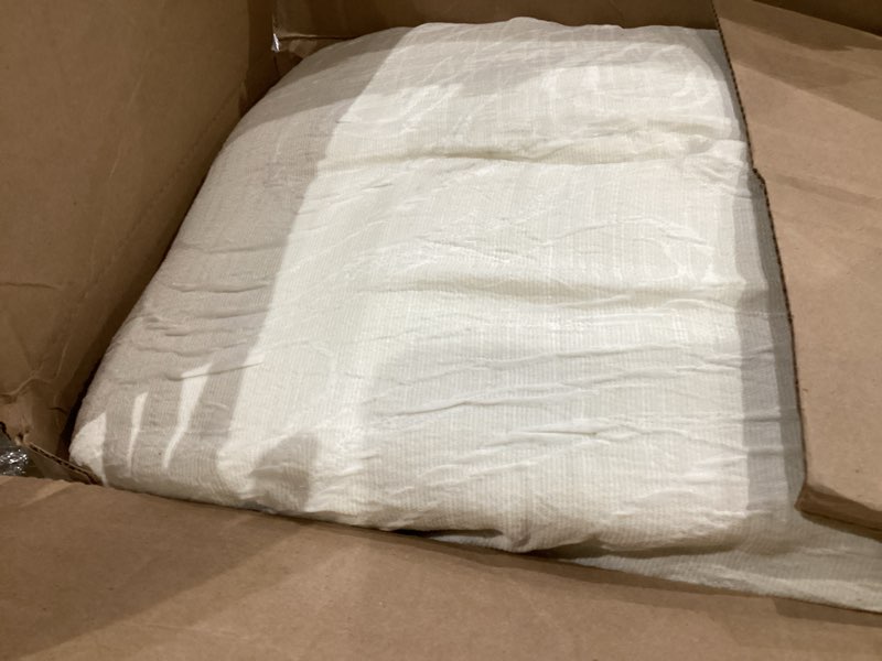 Condition photo showing As Is for Monbix King Size Comforter Set, Birch Marble Pattern King Size Bed Set Reversible, King Bedding Set 7 Pieces, Bed in a Bag with Comforter, Sheets, Pillowcases & Shams Birch 7Piece-King(102”X90'')