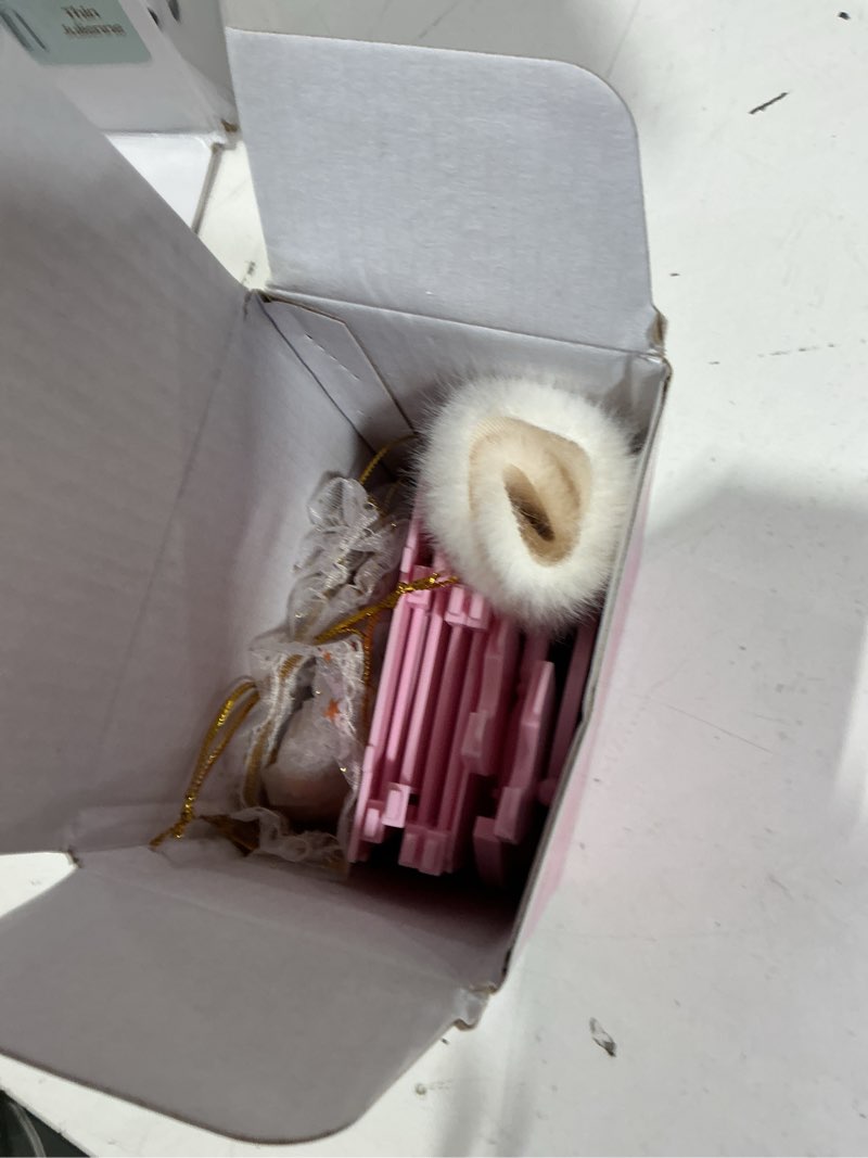 Condition photo showing New/Like New for babeside mini silicone baby doll, 3 inch realistic reborn baby dolls silicone full body newborn sleeping little mini real life baby dolls girl portable miniature baby doll with accessories playset pink
