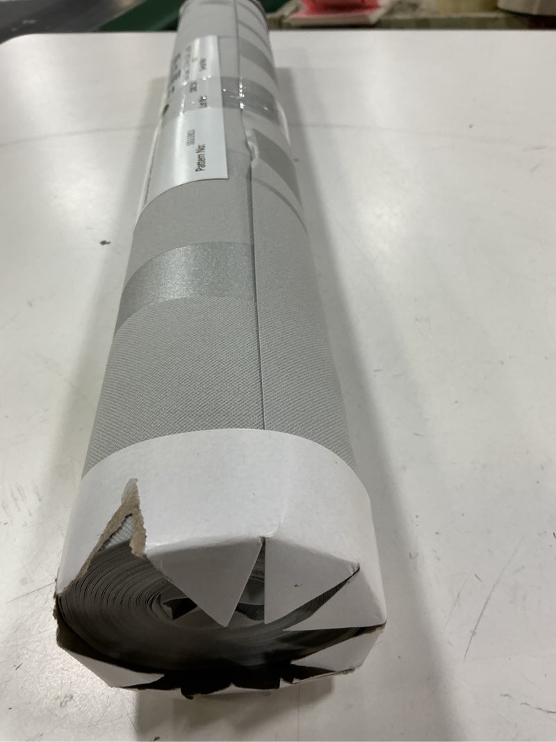 Condition photo showing Good Condition for Q QIHANG 1.73' W x 32.8'L Wavy Stripes Modern Minimalist European Style Bedroom TV Background Non-Woven Non-Pasted Wallpaper (Gray)