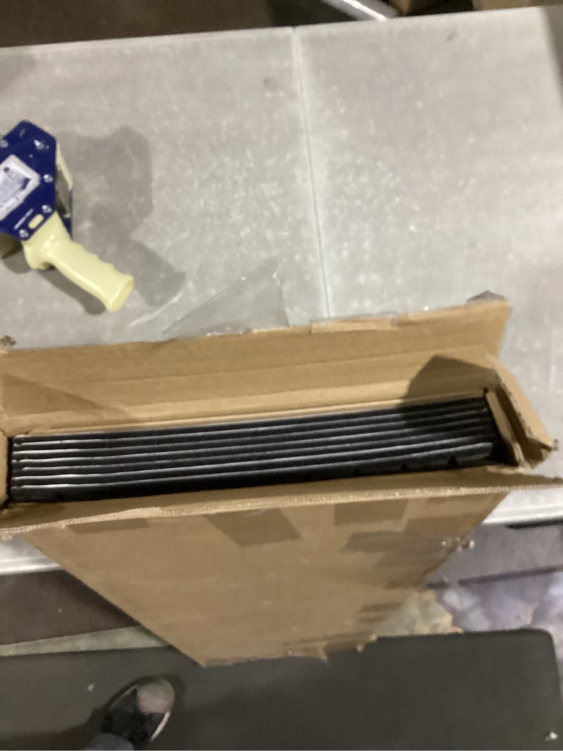 Condition photo showing Good Condition for Acoustic Peel & Stick Wall Panels 8 Pack - Soundproof 3D Wood Slat Paneling for Walls/Ceilings (Dark Walnut)