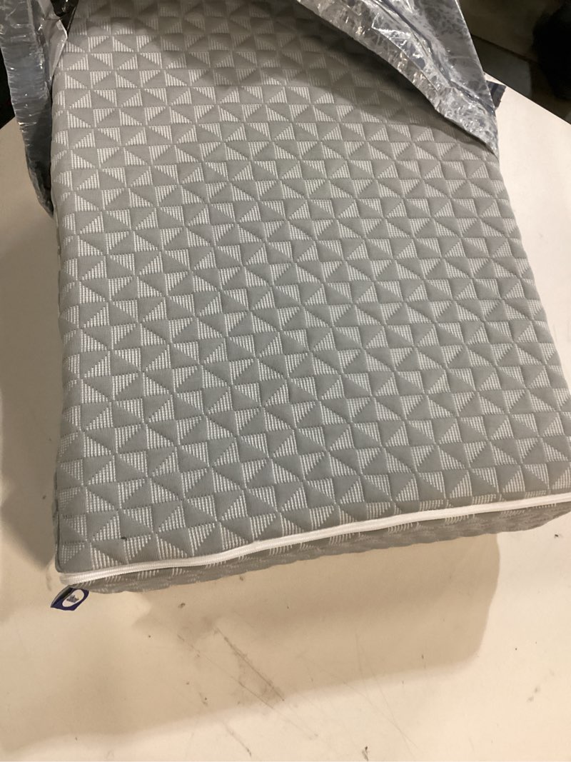 Condition photo showing Good Condition for cube pillow pro for side sleepers memory foam bed pillow soft pillow supportive head, neck, and shoulder pain relief, grey-24"x12"x6" grey thick-24"x12"x6"