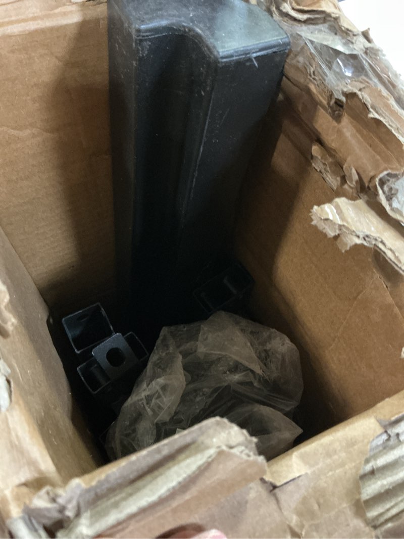 Condition photo showing As Is for 22 Inch High Twin Bed Frames with Rounded Corner Legs, Heavy Duty Metal Twin Size Platform Bed Frame No Box Spring Needed, Easy Assembly, Noise Free, Black Twin 22 Inch