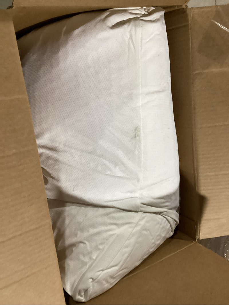 Condition photo showing As Is for Purple Harmony Pillow – Talalay Latex Foam Cooling Pillow for Combo or Side Sleepers, 360º Hex GelFlex Grid for No-Pressure Support and Luxurious Weightless Feel - Standard, Medium Feel, Med Height