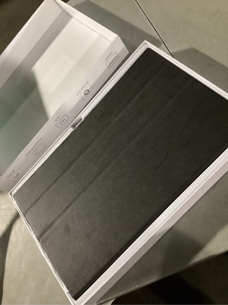 Condition photo showing New/Like New for Similar to photo) cocopar Portable Monitor IPS Travel Monitor with USB-C HDMI Portable Screen for Laptop MacBook Surface PC PS4/5 External Display with Kickstand, VESA Mountable, 18.5 Inch