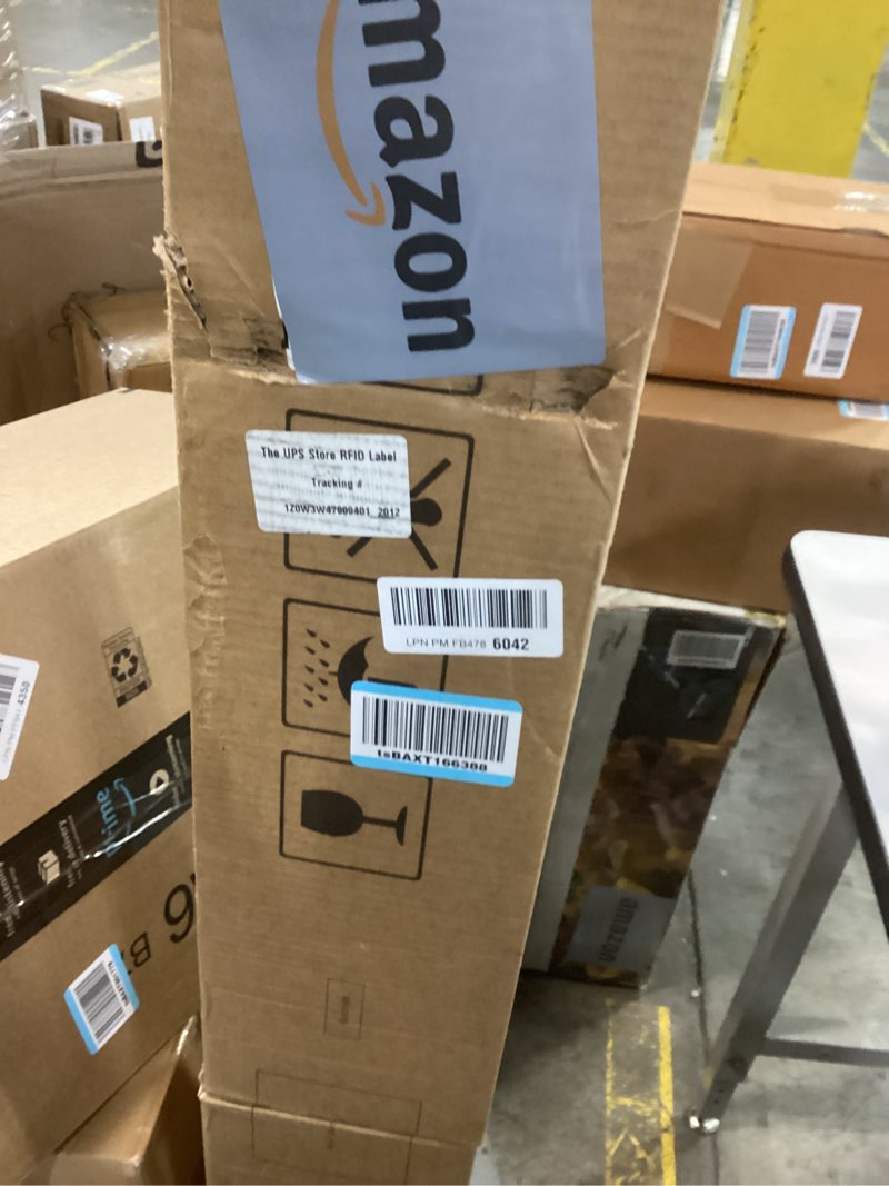 Condition photo showing As Is for VISWIN Extended Large H-Frame Easel for Painting, Adjustable Beech Wood Artist Easel Stand with 4 Wheels & Storage Tray, Foldable Art Easel Floor for Adults, Hold Canvas up to 93" - N Natural XL