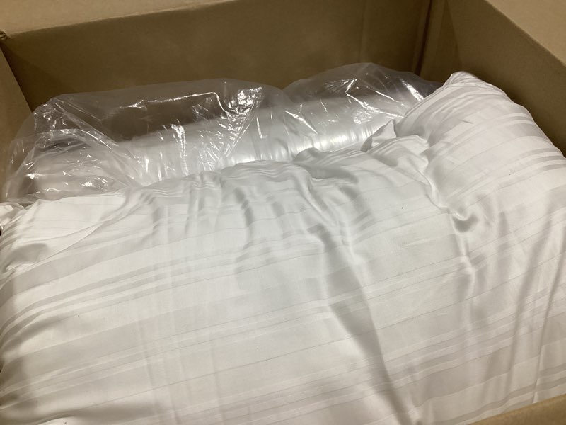 Condition photo showing Good Condition for serta® down illusion medium bed pillow, white 2pack