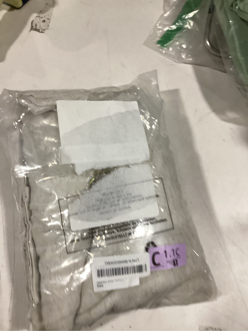 Condition photo showing Good Condition for FMFUNCTEX Linen Sheer Pinch Pleated Curtains for Living Room, Linen Flax Beige 90 Inches Long Sheer Curtain See Through Panels for Bedroom, Natural Window Drapes for Farmhouse, Back Tab 2 Panels *Natural Pinch Pleated 52"W x 90"L (Pack of 2)