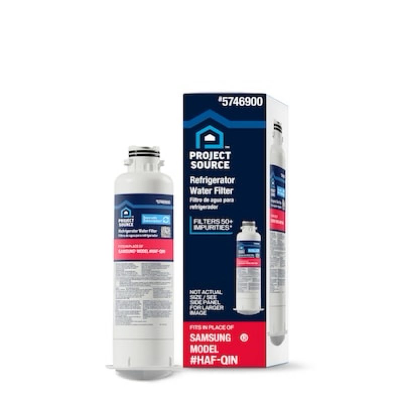 project source push-in refrigerator water filter fits samsung haf-qin