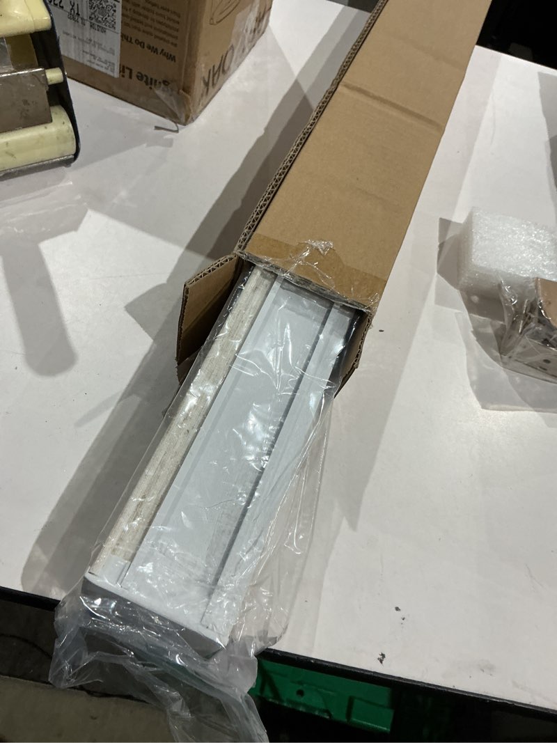 Condition photo showing New/Like New for persilux light filtering roller shades for window blinds,cordless,linen fabric,thermal insulated fabric uv protection shades for home,office,bedroom,door,light filtering-cream,27" w x 72" h 27"w x 72"h light filtering-cream
