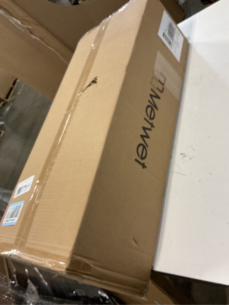 Condition photo showing As Is for Bathroom Light Fixtures, 4-Light Modern Vanity Light with Clear Glass Wine Glass-Shaped Shade, Vanity Lighting Fixtures Over Mirror, Brushed Gold, VL155-BG-4 Brushed Gold, Wine Glass Shade 4-Light