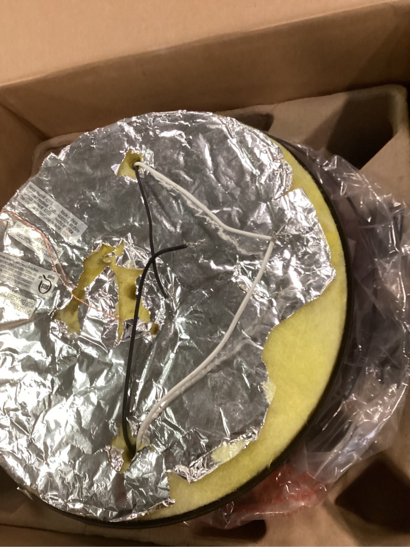 Condition photo showing Good Condition for Flush Mount Ceiling Light with Clear Glass Shade, 2-Light Indoor Outdoor Farmhouse Lighting Flush Mount Lights for Kitchen Bedroom Porch Living Dining Room(Black)