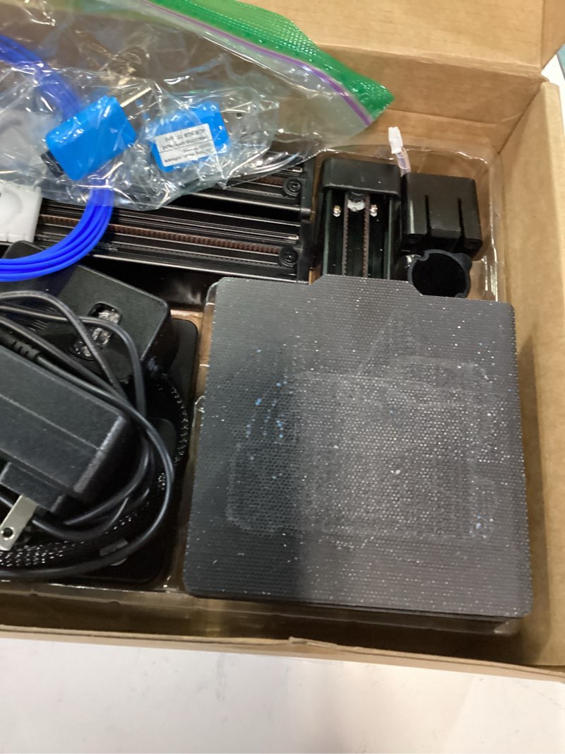 Condition photo showing Good Condition for small 3d printer, precision 3d printer for beginners frequency division multiplexing compact inch printing size with all metal nozzle for pla tpu filaments (us plug) us plug black us