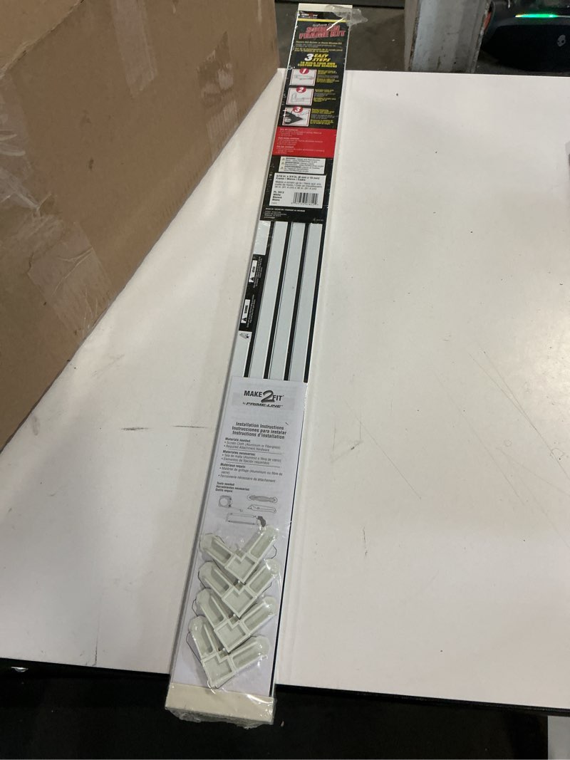 Condition photo showing New/Like New for Prime-Line PL 7812 Aluminum Screen Frame Kit, 5/16 inch x 3/4 inch x 36 inch, White, Set of 1