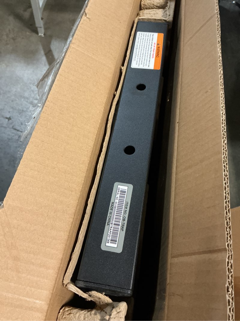 Condition photo showing Good Condition for Sunny Health & Fitness Strength Training Olympic Hex Bar Barbell, High Load Capacity, Swivel Handles, Safety Clips, Knurled Handles for Deadlifts, Shoulder Presses, Shrugs, Back Rows, Weightlifting OB-TRAP