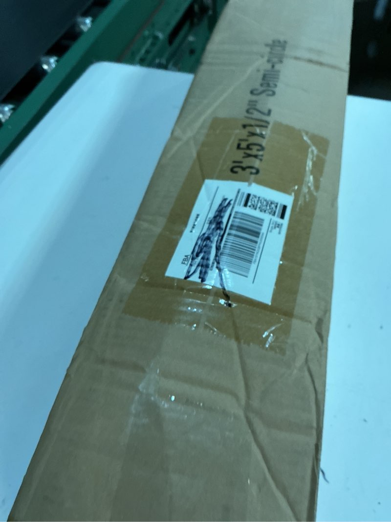 Condition photo showing New/Like New for Salon Mat for for Hairstylist 3'x5' Barber Shop Anti-Fatigue Salon Standing Chair Mat - Black Semi Circle 1/2" Thick Comfort Salon Mat, Hair Cutting Hairdressing Equipment 3?x5?x1/2"