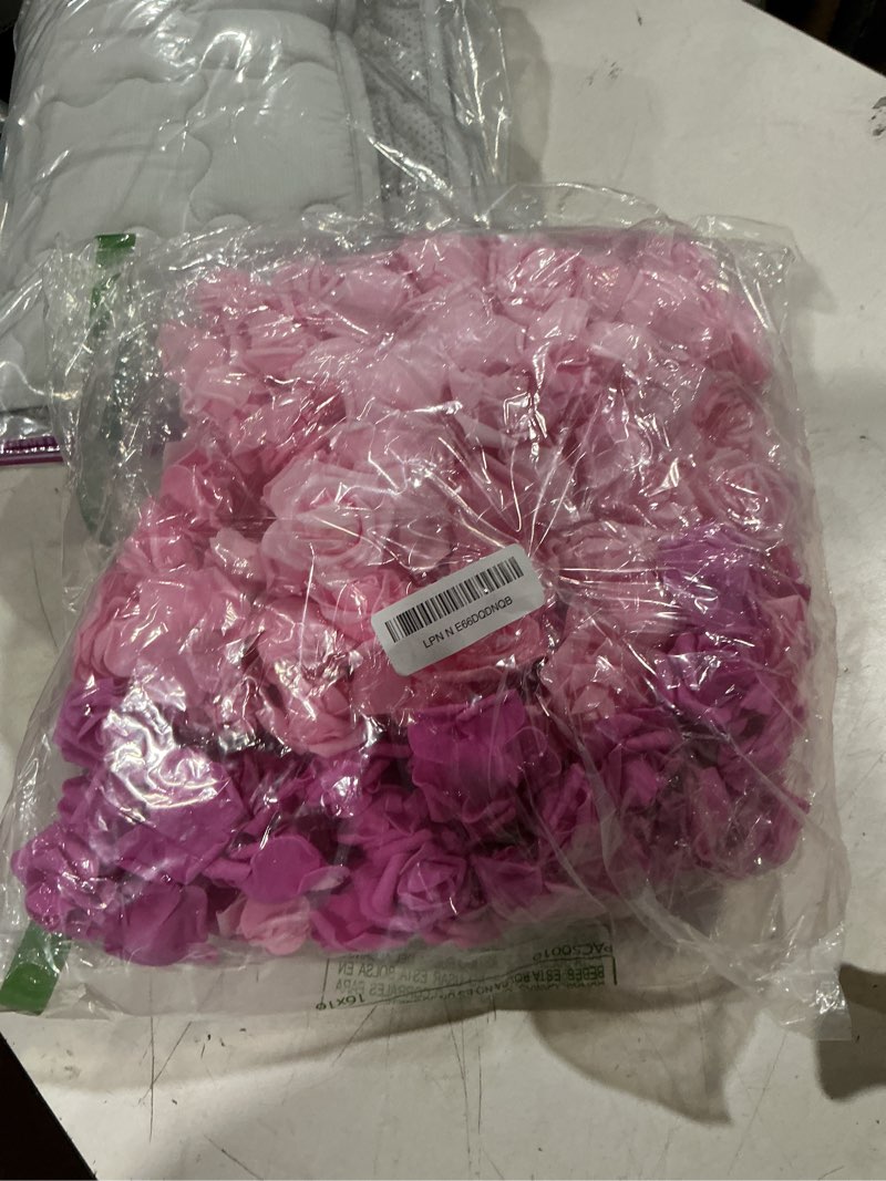 Condition photo showing Good Condition for geosar 200 pcs artificial rose flower heads bulk fake foam roses mini faux flower for bridal shower wedding flower arrangements centerpiece diy(1.77 inch,pink series) pink series 1.77 inch