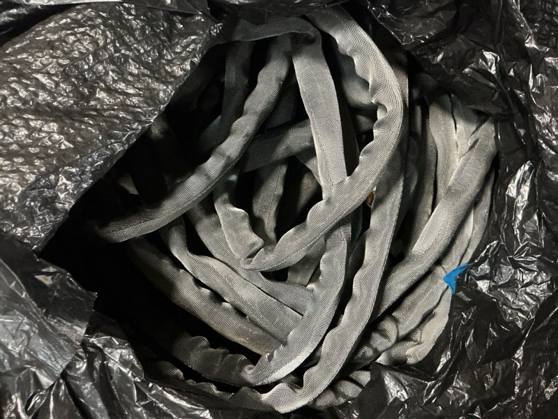 Condition photo showing As Is for teknor apex zero-g 5/8 in. d x 50 ft. l heavy duty commercial grade garden hose