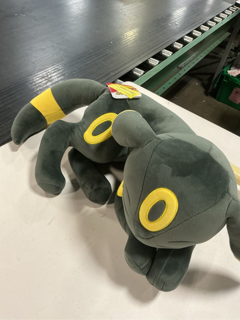 Condition photo showing Good Condition for pokemon umbreon sleeping plush - 18-inch premium plush in sleeping pose